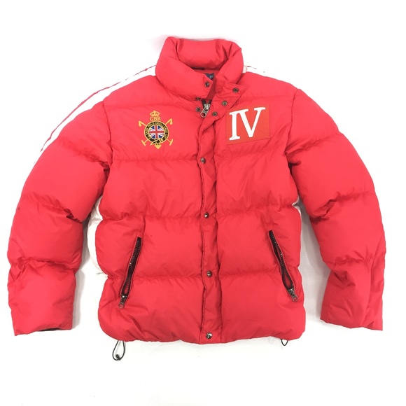 polo ralph lauren embroidered down jacket